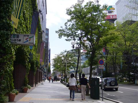 札幌駅前通り写真画像