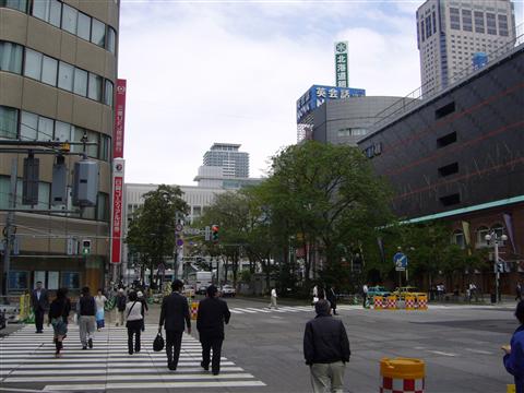 北４西４交差点写真画像