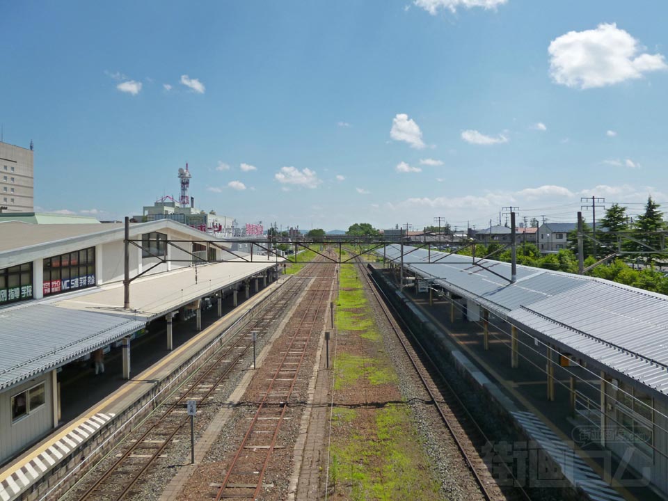 JR花巻駅ホーム写真画像