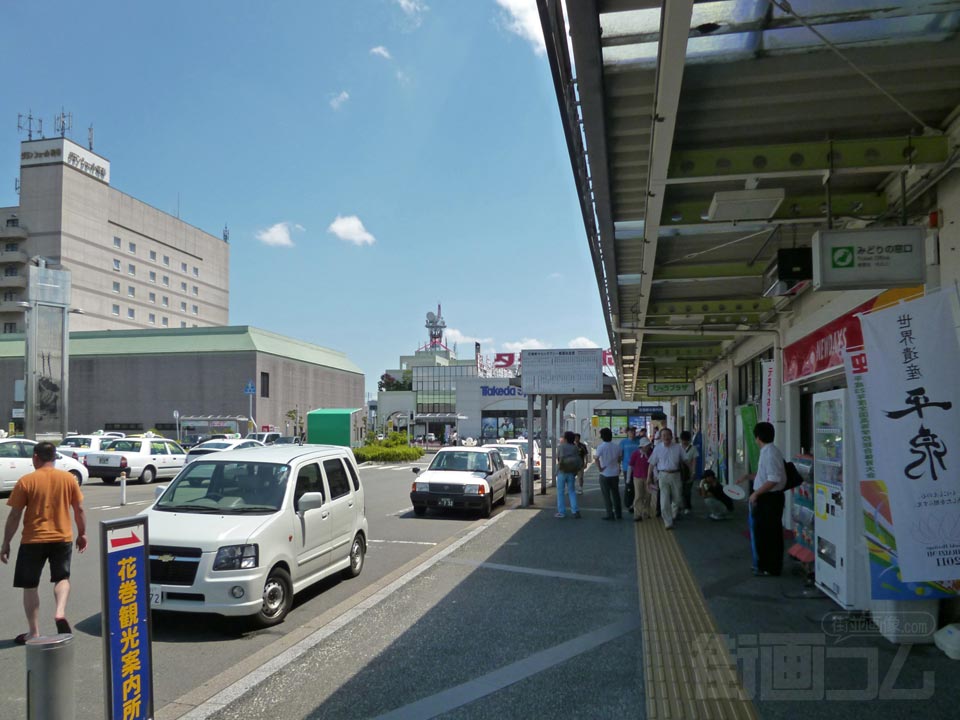 JR花巻駅前写真画像