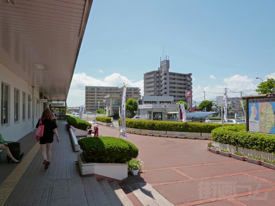 JR北上駅西口前