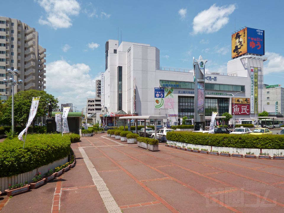 JR北上駅西口前