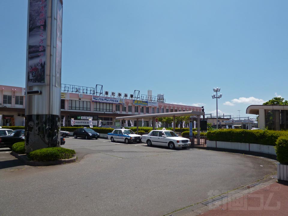 JR北上駅西口前