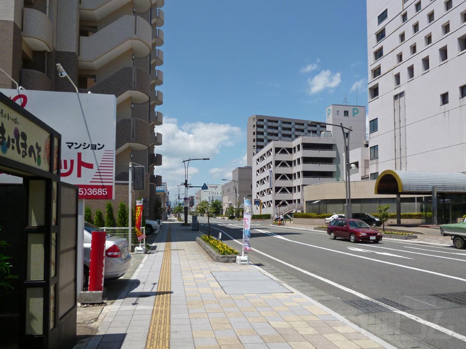 北上駅前大通り(県道112号線)