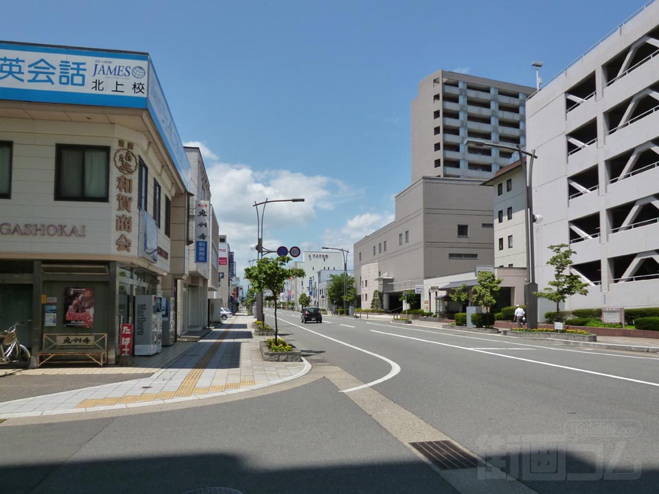 北上駅前大通り(県道112号線)