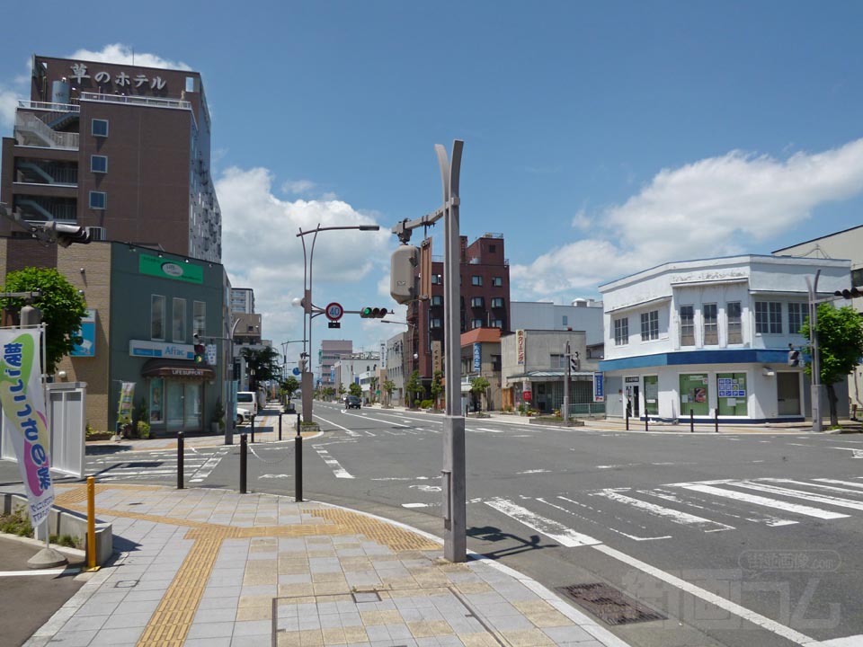 北上駅前大通り(県道112号線)