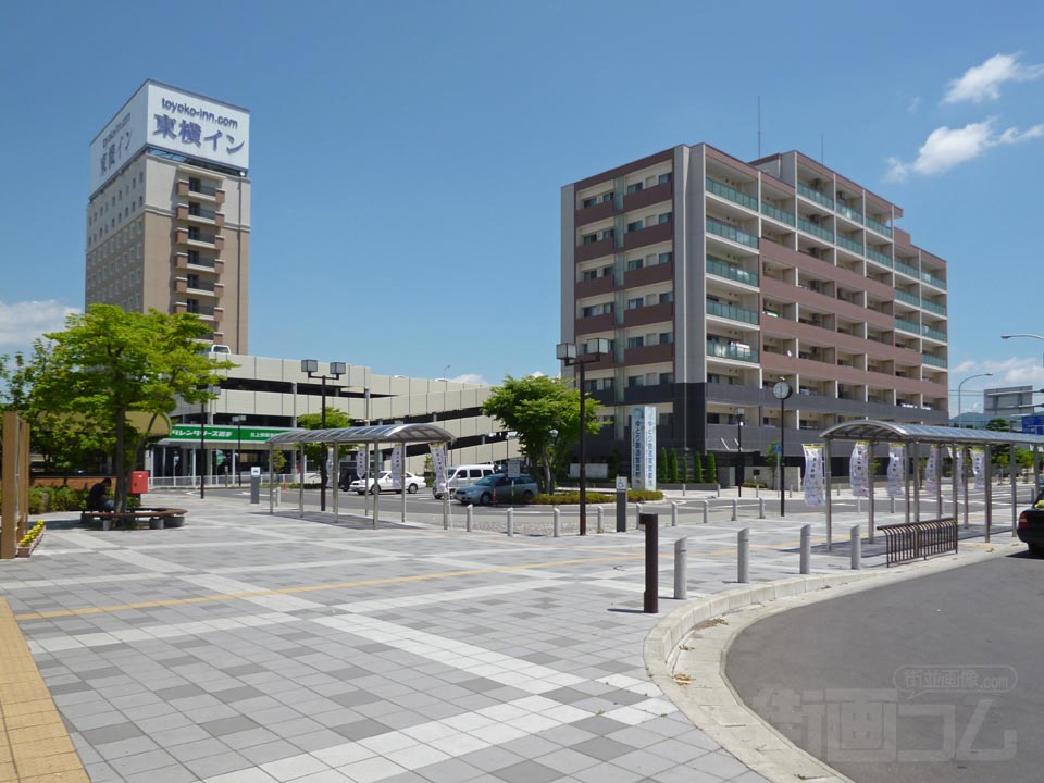 JR北上駅東口前