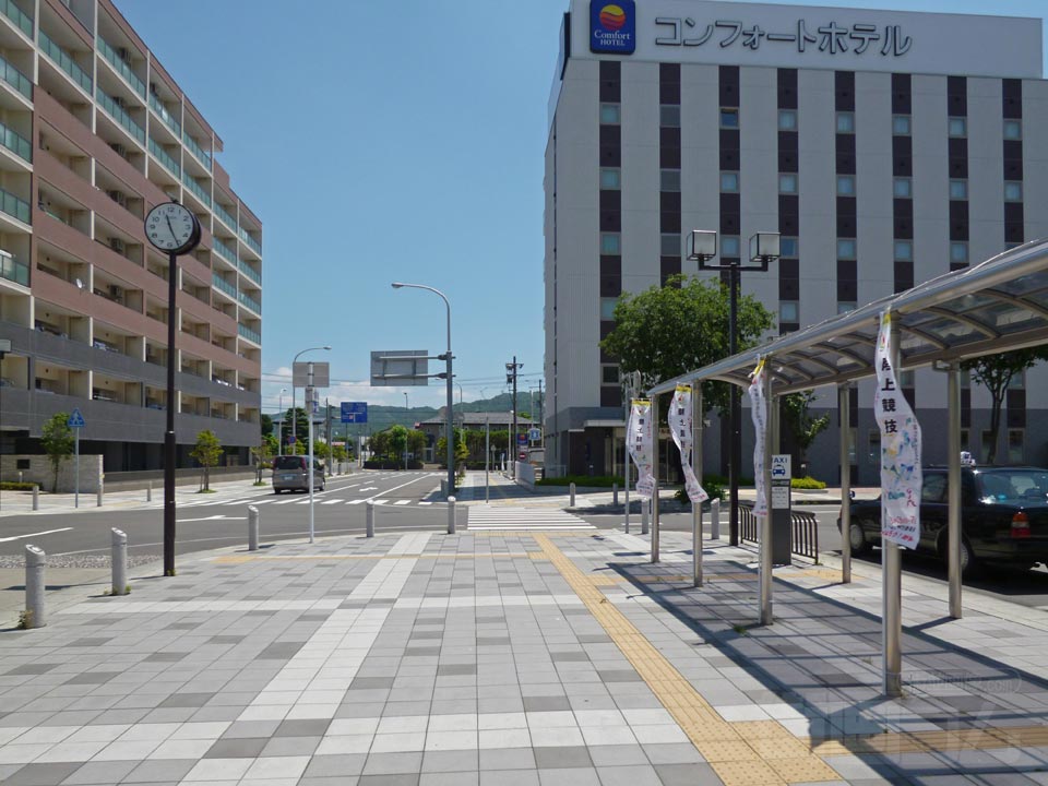 JR北上駅東口前