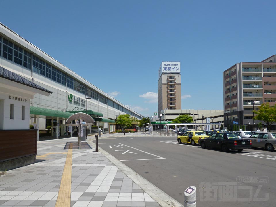 JR北上駅東口前