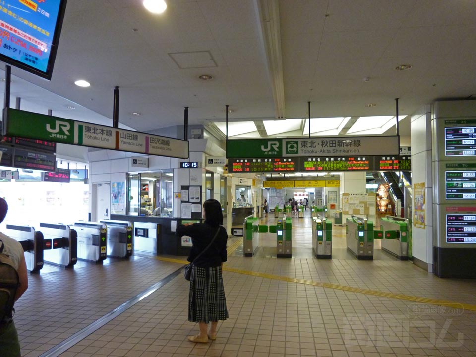 JR盛岡駅南改札口