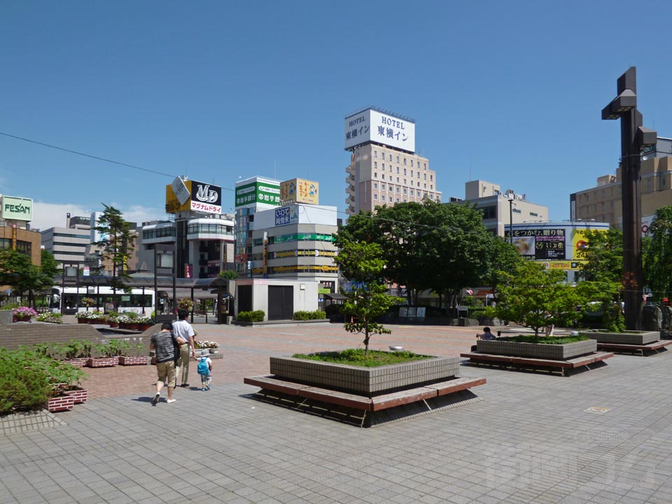 JR盛岡駅東口前