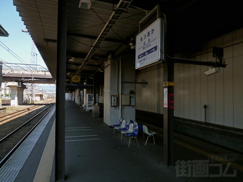IGRいわて銀河鉄道盛岡駅ホーム