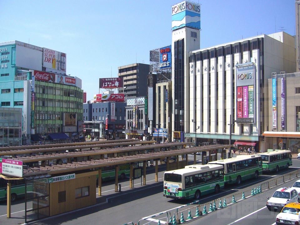 JR秋田駅西口前