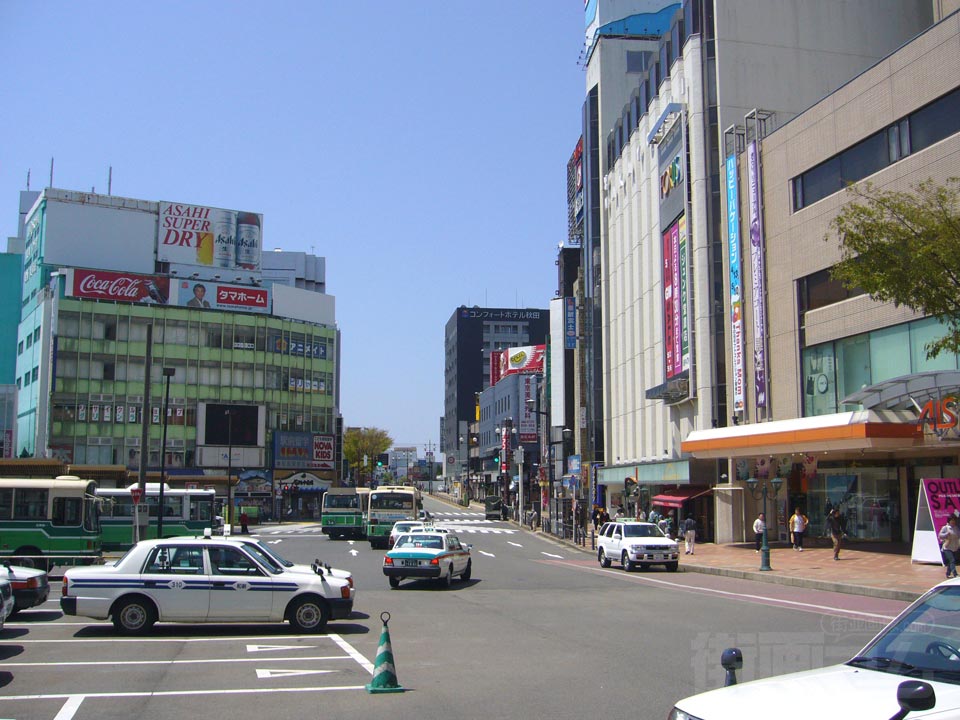 JR秋田駅西口前