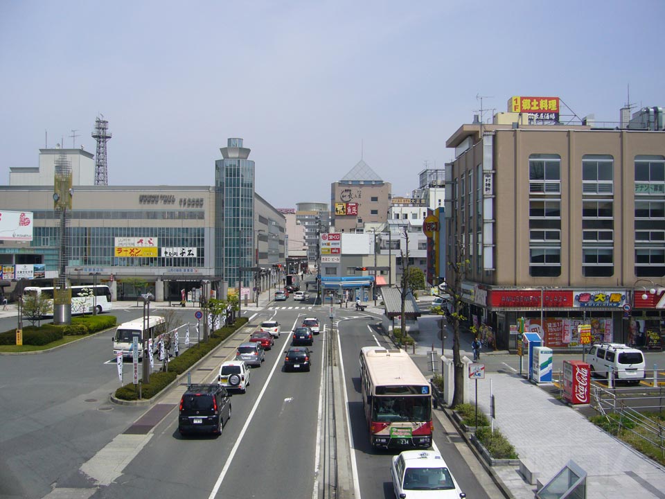 JR山形駅東口前写真画像