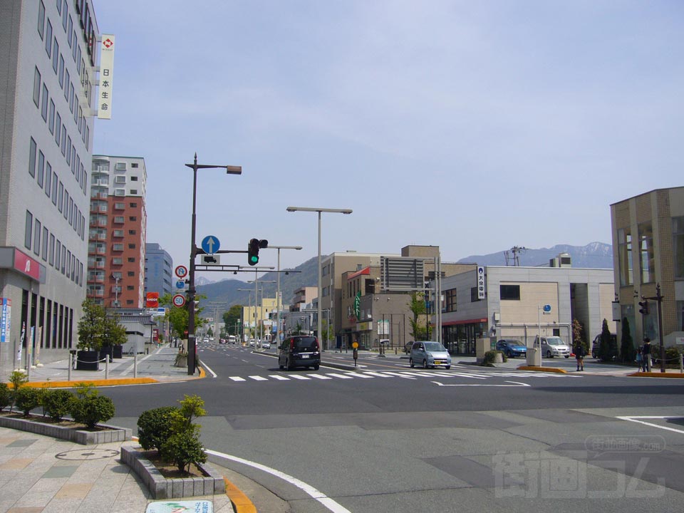 山形駅前大通り写真画像