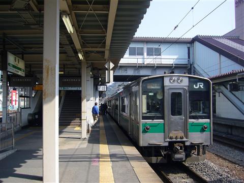 JR福島駅ホーム写真画像