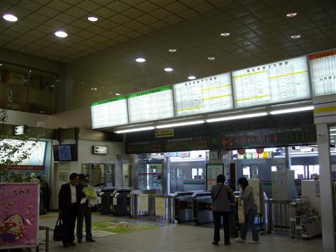 JR福島駅東口改札口写真画像