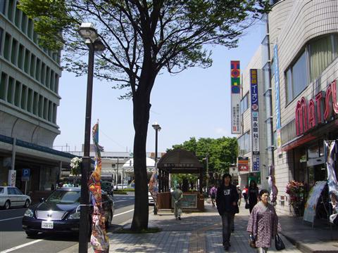 駅前通り写真画像
