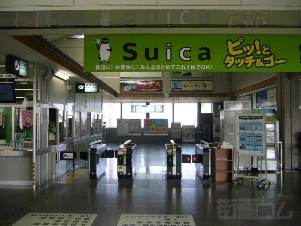 JR磯原駅改札口