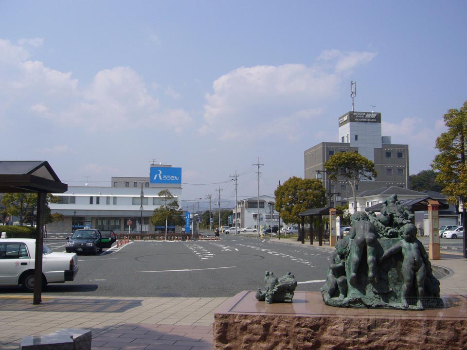 JR磯原駅西口前