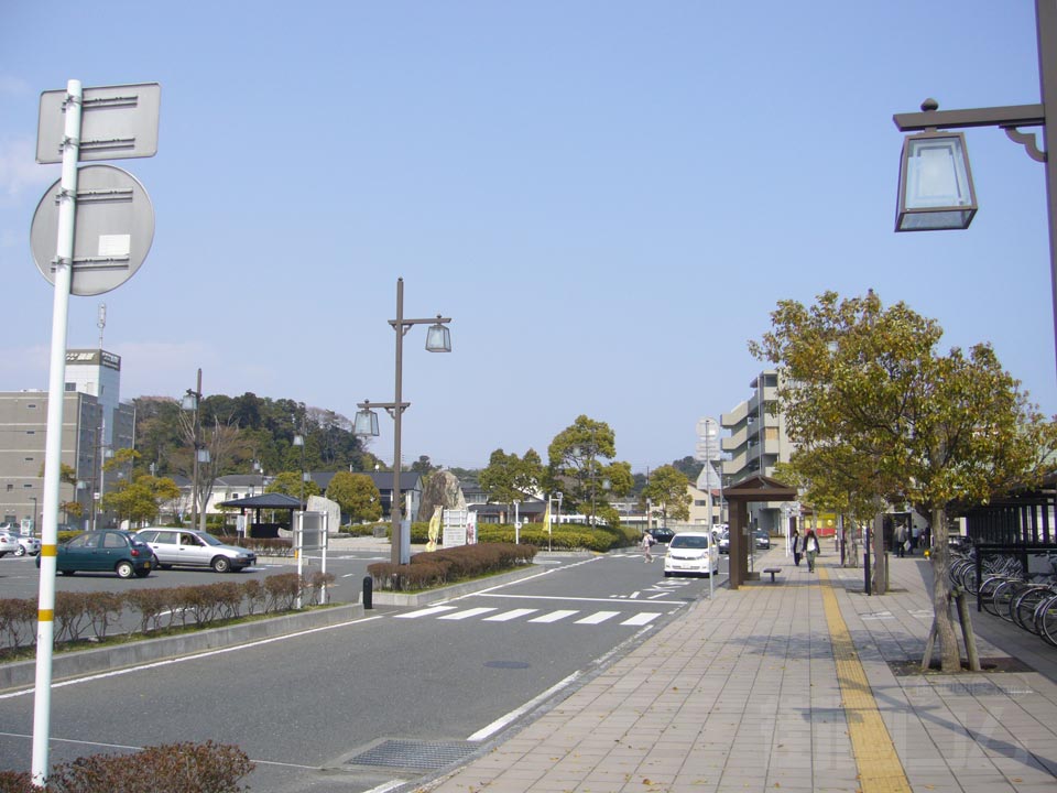 JR磯原駅西口前