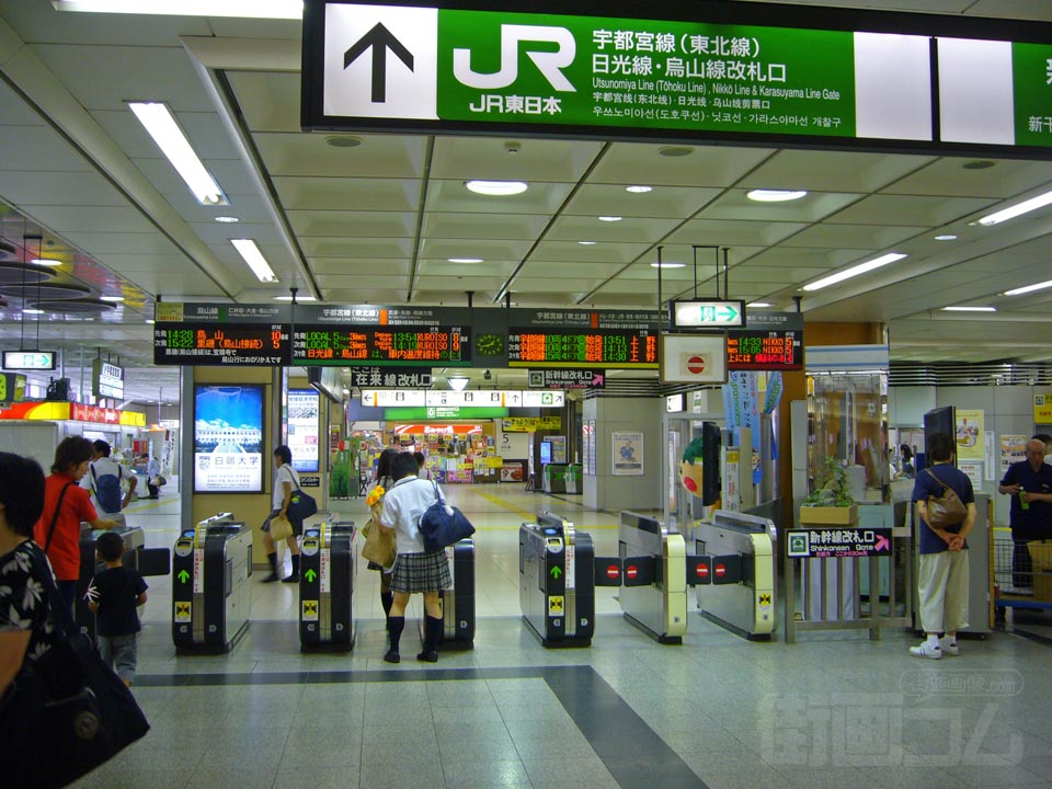 JR宇都宮駅改札口写真画像