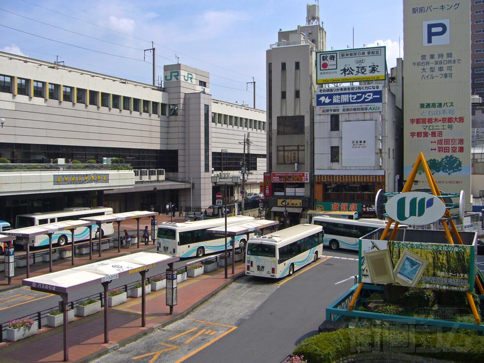 JR宇都宮駅西口前写真画像