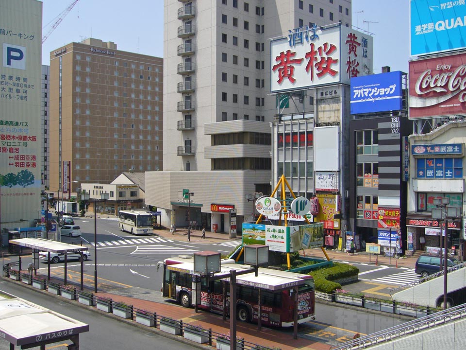 JR宇都宮駅西口前写真画像