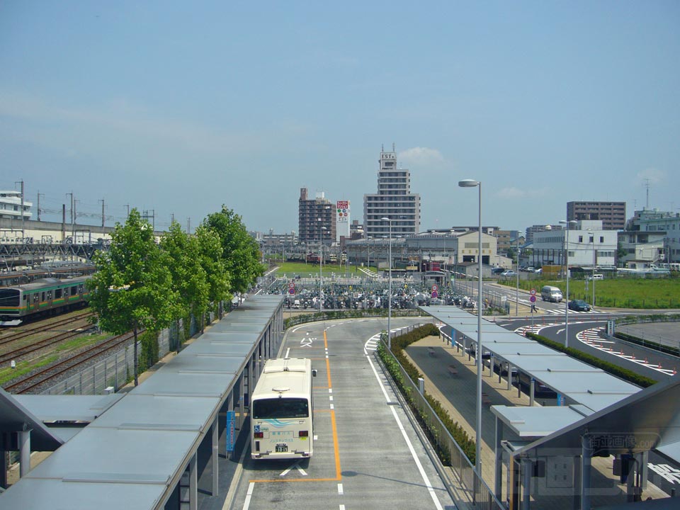 JR宇都宮駅東口前写真画像