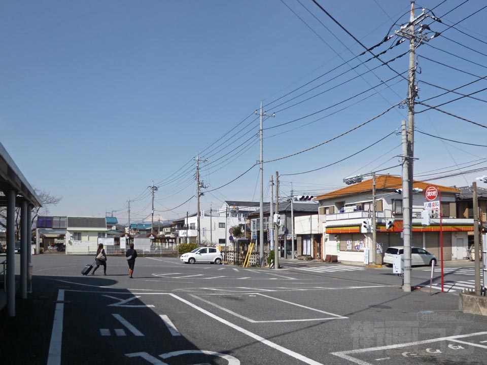 JR群馬八幡駅前写真画像
