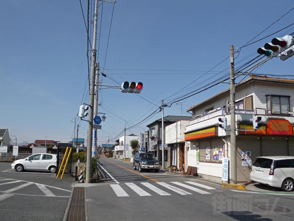 JR群馬八幡駅前写真画像