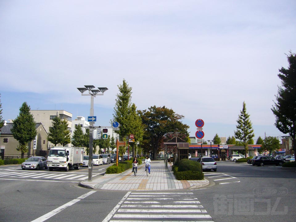 前橋駅前交差点写真画像