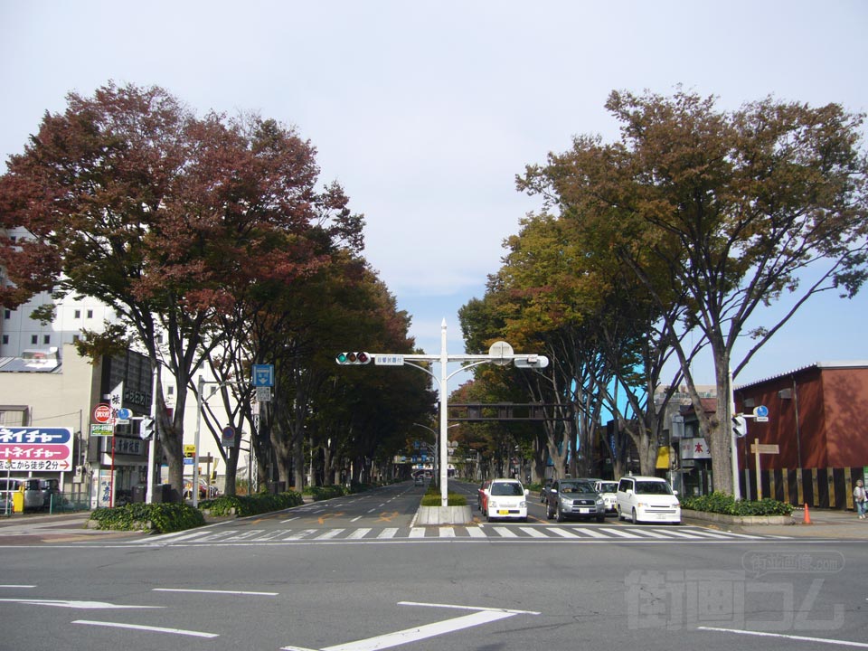 前橋駅前交差点写真画像
