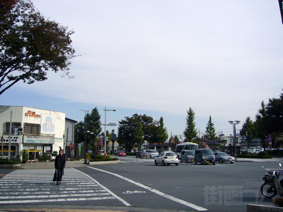 前橋駅前交差点写真画像