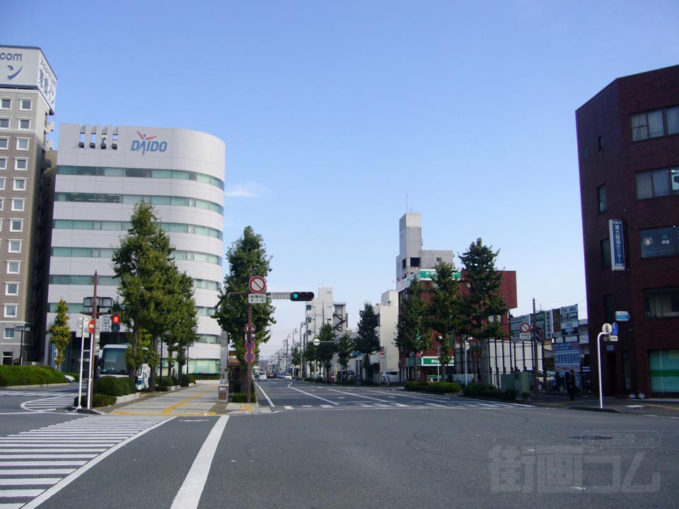 前橋駅南口交差点写真画像