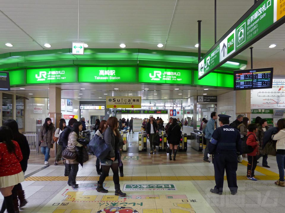 JR高崎駅改札口写真画像