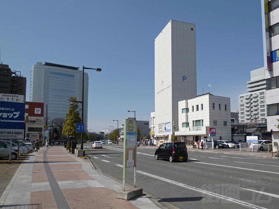 あらまち交差点バス停写真画像
