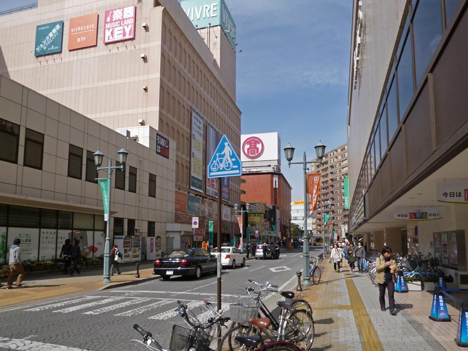 JR・上信電鉄高崎駅前写真画像