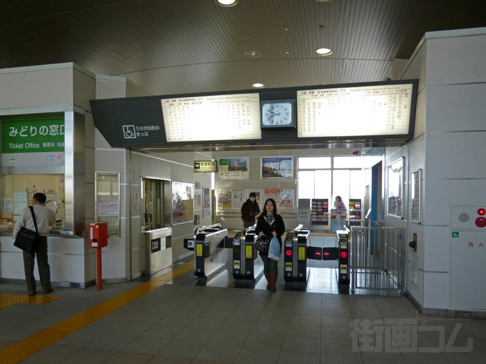 JR高崎問屋町駅改札口写真画像