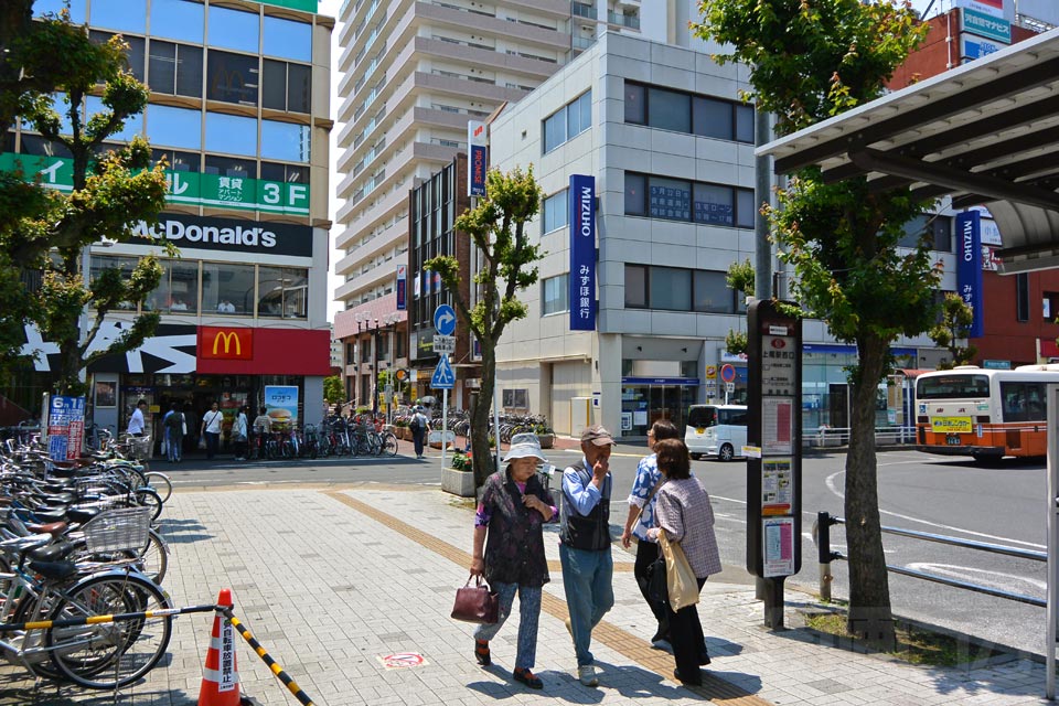 上尾駅西口バス停