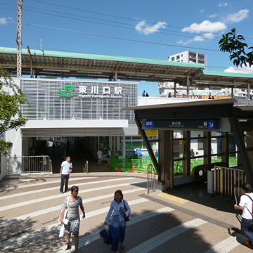 埼玉県川口市東川口駅前写真画像