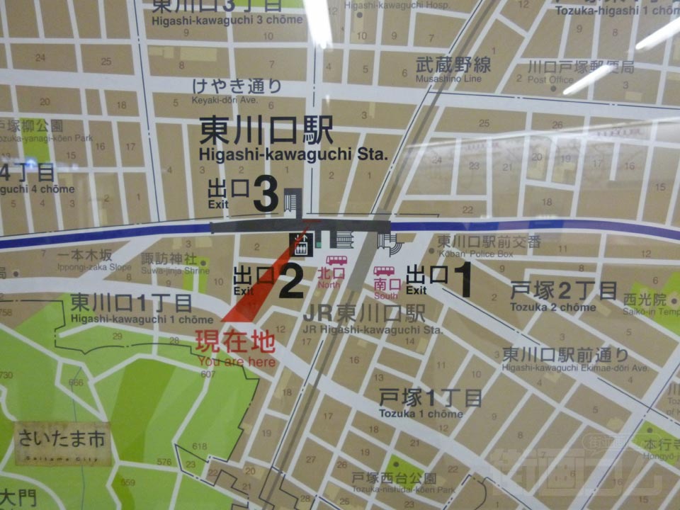 東川口駅周辺MAP