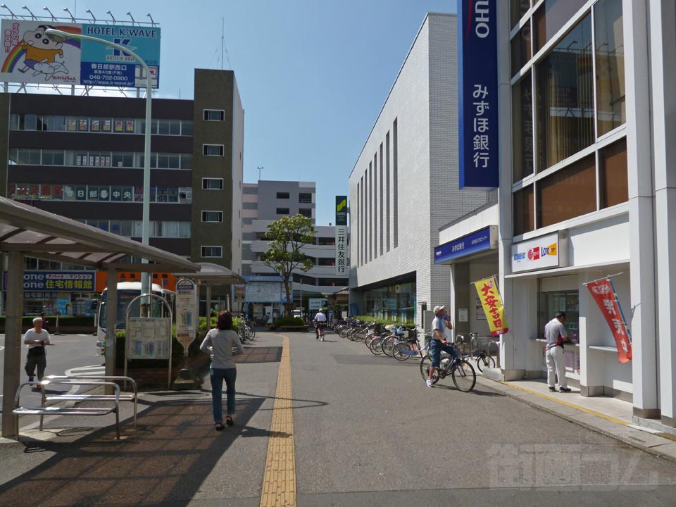 春日部駅西口バス停写真画像