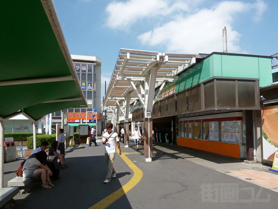 東武春日部駅西口前写真画像