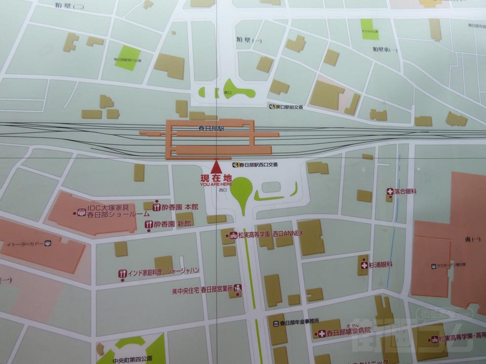 春日部駅周辺MAP写真画像