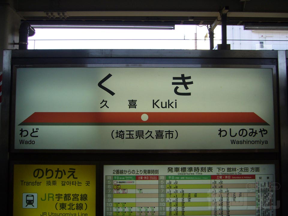 東武久喜駅(東武伊勢崎線)