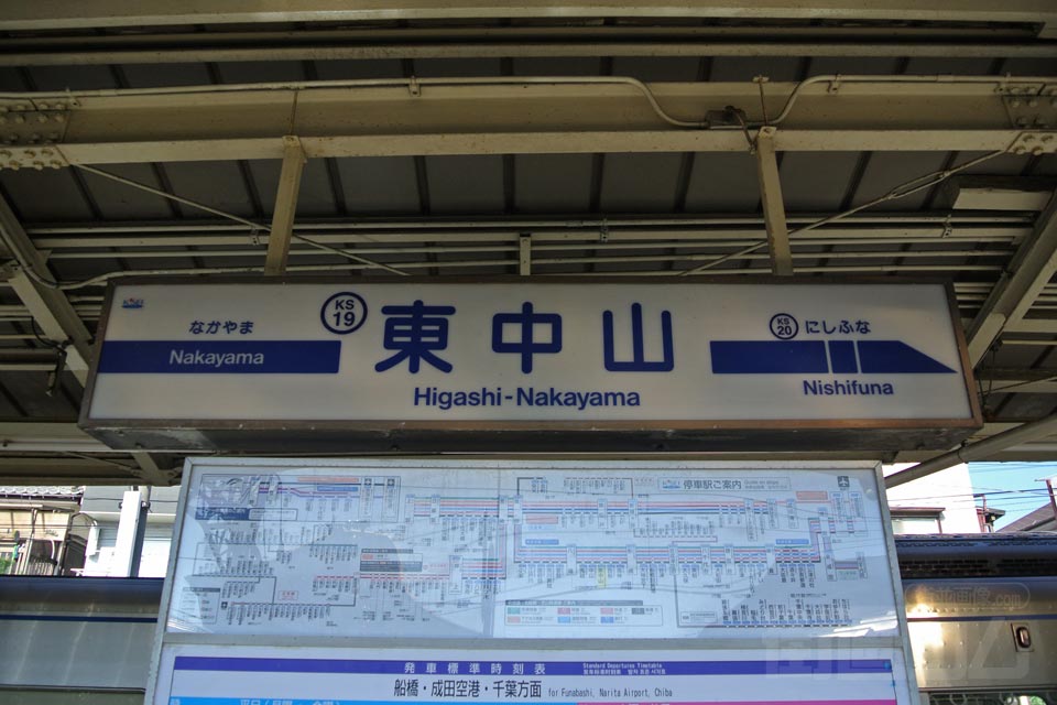 京成東中山駅(JR常磐線)