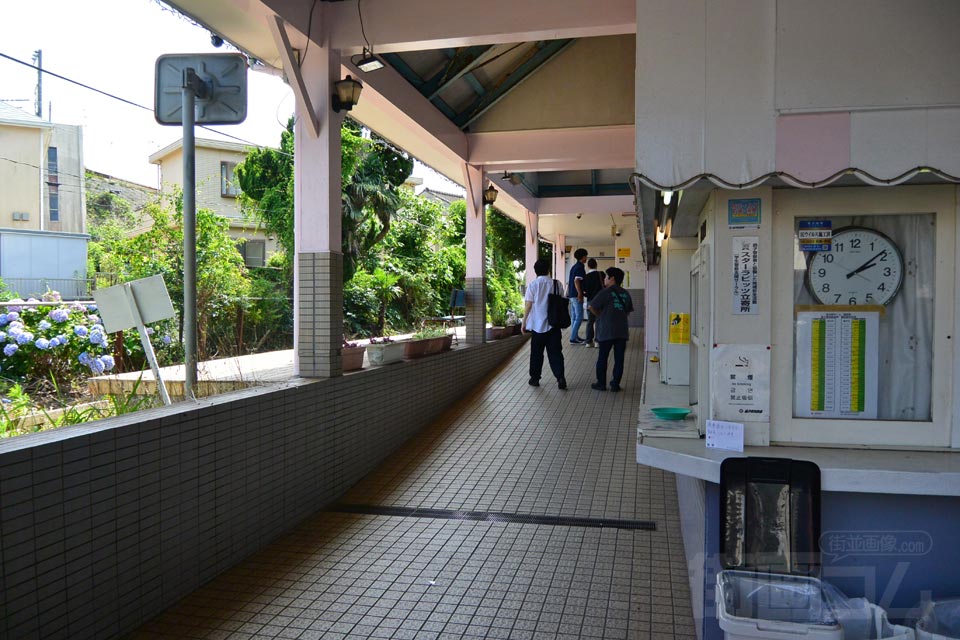 銚子電鉄観音駅改札口