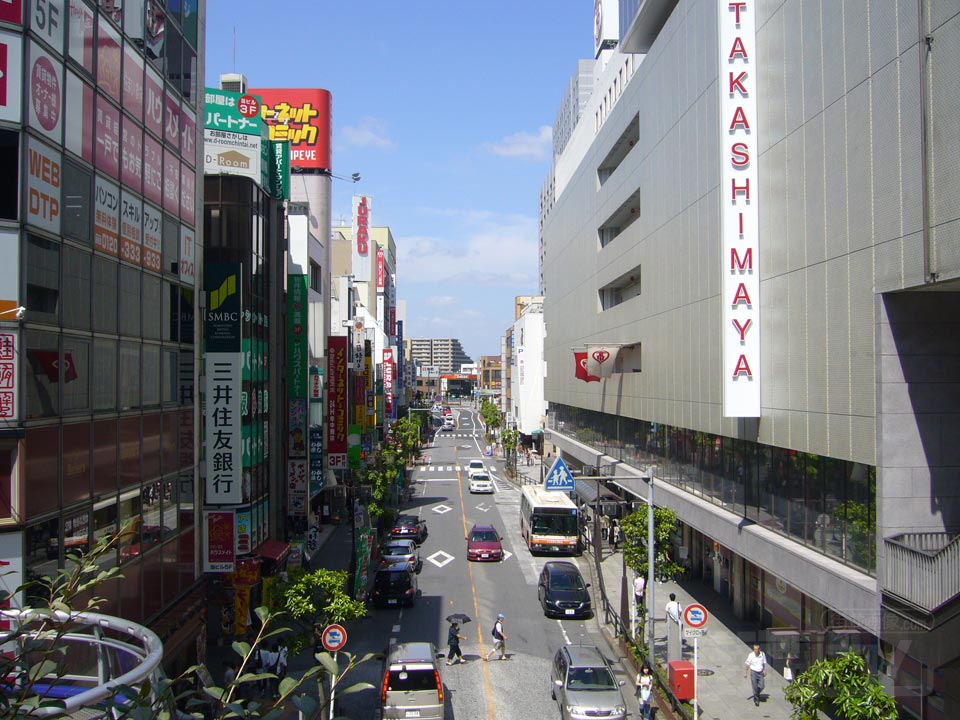 西口商店会通り写真画像